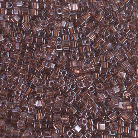 1.8mm Miyuki Cubes - Copper Lined Amethyst