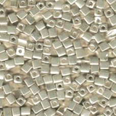 Miyuki 4mm Squares - Metallic Silver - 20gm