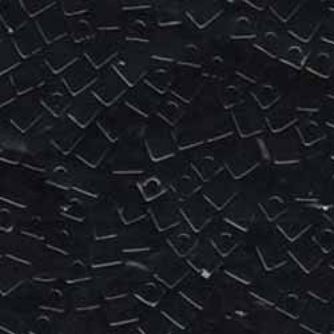 Miyuki 4mm Cubes - Opaque Black - 10gm vial Miyuki 4mm Cubes - Opaque Black - 10gm vial