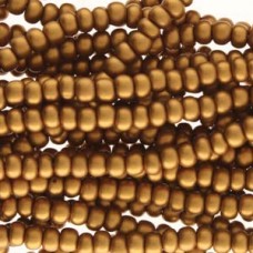 11/0 Czech Seed Bead Hanks - Bronze Gold - 18gm