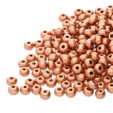 11/0 Czech Seed Bead Hanks - Soft Copper - 18gm