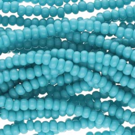 11/0 Czech Seed Bead Hanks - Opaque Turquoise Blue - 18gm 11/0 Czech Seed Bead Hanks - Opaque Turquoise Blue - 18gm