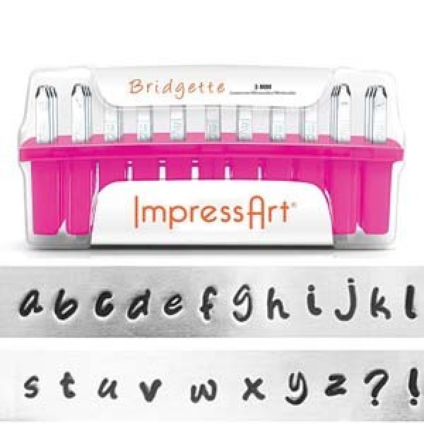 Metal Complex Alphabet Stamp Set - Story Book lowercase 3mm - Metal Designz