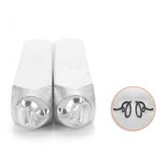 6mm Impress Art Design Metal Stamps - Flourish Ends M
