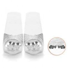 6mm Impress Art Design Metal Stamps - Flourish Ends N