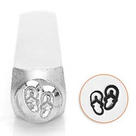 6mm ImpressArt Metal Stamp - Sandals 6mm ImpressArt Metal Stamp - Sandals