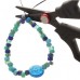 Beadsmith 5 inch (12.7cm) S-Lon Fire Stainless Steel Serrated Mini Shears with Rubberized Grip Beadsmith 5 inch (12.7cm) S-Lon Fire Stainless Steel Serrated Mini Shears with Rubberized Grip