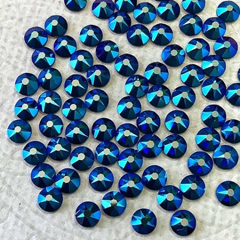 3.9mm SS16 Swarovski Flatbacks - Cobalt Shimmer - Pack of 24 3.9mm SS16 Swarovski Flatbacks - Cobalt Shimmer - Pack of 24