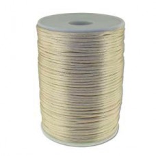 2mm Beadsmith Knot-It Ivory Satin Rattail Cord - 144yd (131m) Roll