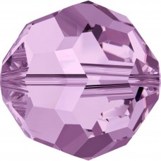 10mm Swarovski Series 5000 Round Beads - Amethyst Light - Pack of 2