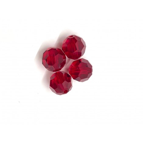 10mm Swarovski 5000 Crystals - Siam Light - Pack of 2