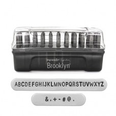 3mm ImpressArt Metal Stamps - Brooklyn Signature Uppercase