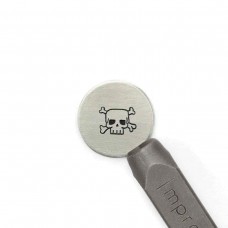 6mm ImpressArt Signature Design Stamp - Skull & Crossbones