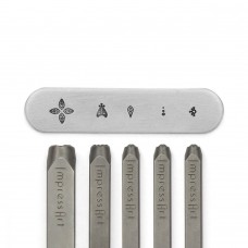 ImpressArt Mandala Embellishment Stamp Pack - 5 pc (for soft & hard metals)