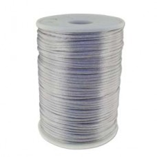 2mm Beadsmith Knot-It Silver Satin Rattail Cord - 144yd (131m) Roll