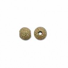 4mm Gold Plated Stardust Metal Beads - Pack of 72