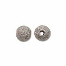 6mm Silver Plated Stardust Beads