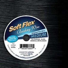 Soft Flex Extreme Flex Beading Wire, 49 Strand, Medium (.019