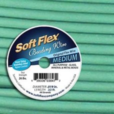 .019" Soft Flex Beading Wire - Fluorite - 30ft