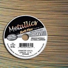 .024" 49st Soft Flex Antique Brass Beading Wire - 30ft (9.2m)