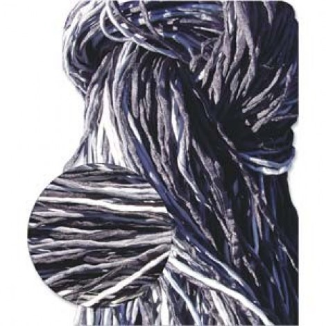 40-42in Silk Cording - Grey-Black Assortment - Pk of 5