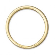 24mm OD Gold Plated Split Ring-Keyring