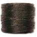 0.9mm Beadsmith S-Lon Tex 400 Heavy Macrame Cord - 35yd (32m) - Black - Per Spool