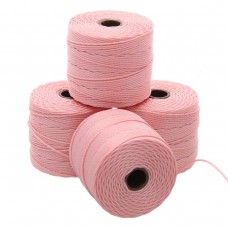 Beadsmith S-Lon Bead Cord #18 (0.5mm) - Coral Pink - 77yd (70m)