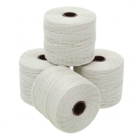 Beadsmith S-Lon Bead Cord #18 (0.5mm) - Cream - 77yd (70m) Beadsmith S-Lon Bead Cord #18 (0.5mm) - Cream - 77yd (70m)