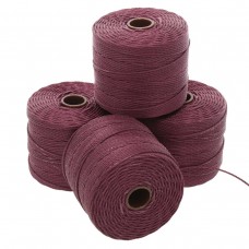 Beadsmith S-Lon Bead Cord #18 (0.5mm) - Eggplant - 77yd (70m)