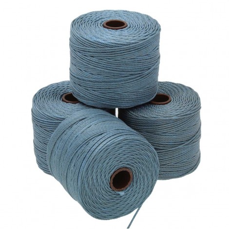 Beadsmith S-Lon Bead Cord #18 (0.5mm) - Ice Blue - 77yd (70m) Beadsmith S-Lon Bead Cord #18 (0.5mm) - Ice Blue - 77yd (70m)