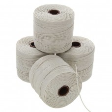 Beadsmith S-Lon Bead Cord #18 (0.5mm) - Light Grey - 77yd (70m)