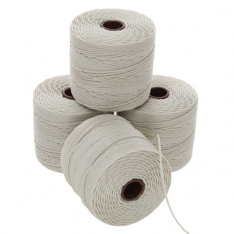 Beadsmith S-Lon Bead Cord #18 (0.5mm) - Light Grey - 77yd (70m) Beadsmith S-Lon Bead Cord #18 (0.5mm) - Light Grey - 77yd (70m)