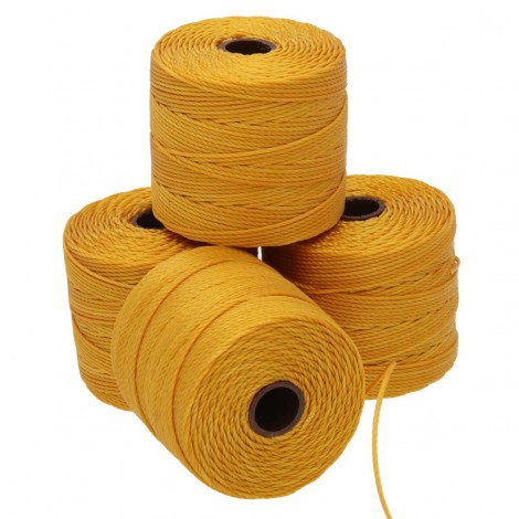 Beadsmith S-Lon Bead Cord #18 (0.5mm) - Light Gold - 77yd (70m) Beadsmith S-Lon Bead Cord #18 (0.5mm) - Light Gold - 77yd (70m)