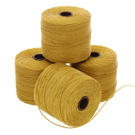 Beadsmith S-Lon Bead Cord #18 (0.5mm) - Light Maize - 77yd (70m) Beadsmith S-Lon Bead Cord #18 (0.5mm) - Light Maize - 77yd (70m)