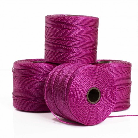 Beadsmith S-Lon Bead Cord #18 (0.5mm) - Magenta - 77yd (70m) Beadsmith S-Lon Bead Cord #18 (0.5mm) - Magenta - 77yd (70m)