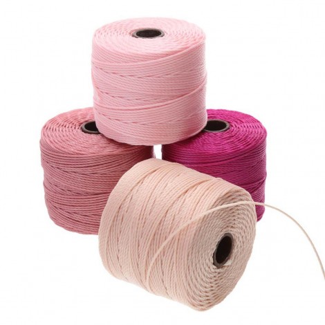 Beadsmith 0.5mm S-Lon Bead Cord - Mix 9 - Tulips Mix Beadsmith 0.5mm S-Lon Bead Cord - Mix 9 - Tulips Mix