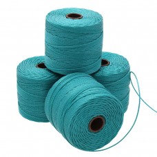 Beadsmith S-Lon Bead Cord #18 (0.5mm) - Teal - 77yd (70m)