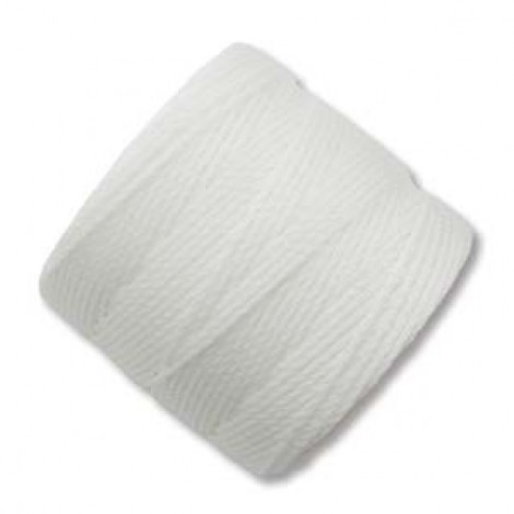 Beadsmith S-Lon Bead Cord #18 - White - 77yd