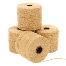 Beadsmith S-Lon Bead Cord #18 (0.5mm) - Wheat - 77yd (70m)