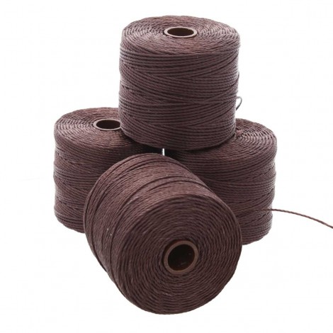 Beadsmith S-Lon Bead Cord #18 (0.5mm) - Chocolate Winette - 77yd (70m) Beadsmith S-Lon Bead Cord #18 (0.5mm) - Chocolate Winette - 77yd (70m)