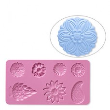 Silicone Mold - 24x24 - 51x34mm Flowers