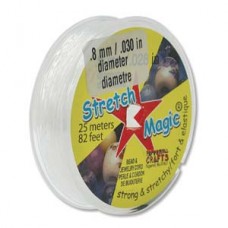 .8mm Stretchmagic Clear Bead & Jewellery Cord - 25m