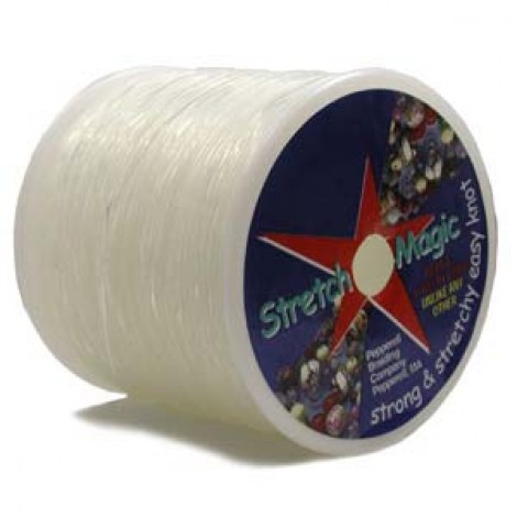 .7mm Stretchmagic Cord - Clear - 100m
