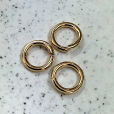 10mm Snapeez Ultraplate Heavy Duty Jumprings - 24K Gold Plated - Pack of 3