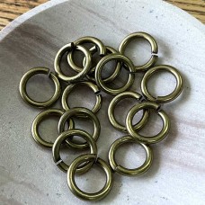 14mm Snapeez Ultraplate Jumprings - 24K Gold Plated - Each
