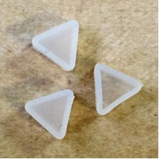 7mm Triangle Silicone Tiny Bead Mould - per pair