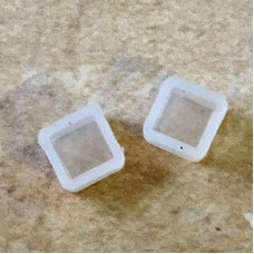 5mm Square Cube Silicone Tiny Bead Mould - per pair
