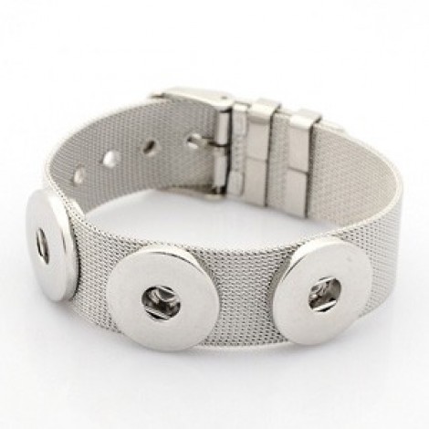 Noosa Style 304 Stainless Steel Snap Bracelet