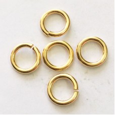 14mm Snapeez Ultraplate Jumprings - 24K Gold Plated